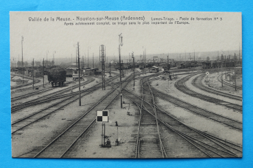 Ansichtskarte AK Nouvion 1910-1920 Vallée de la Meuse, Lumes-Triage Eisenbahn Bahnhof Frankreich France 08 Ardennes